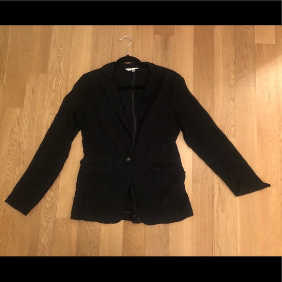 Cabi blazer, black with sheer sleeves - Picture 2 of 3